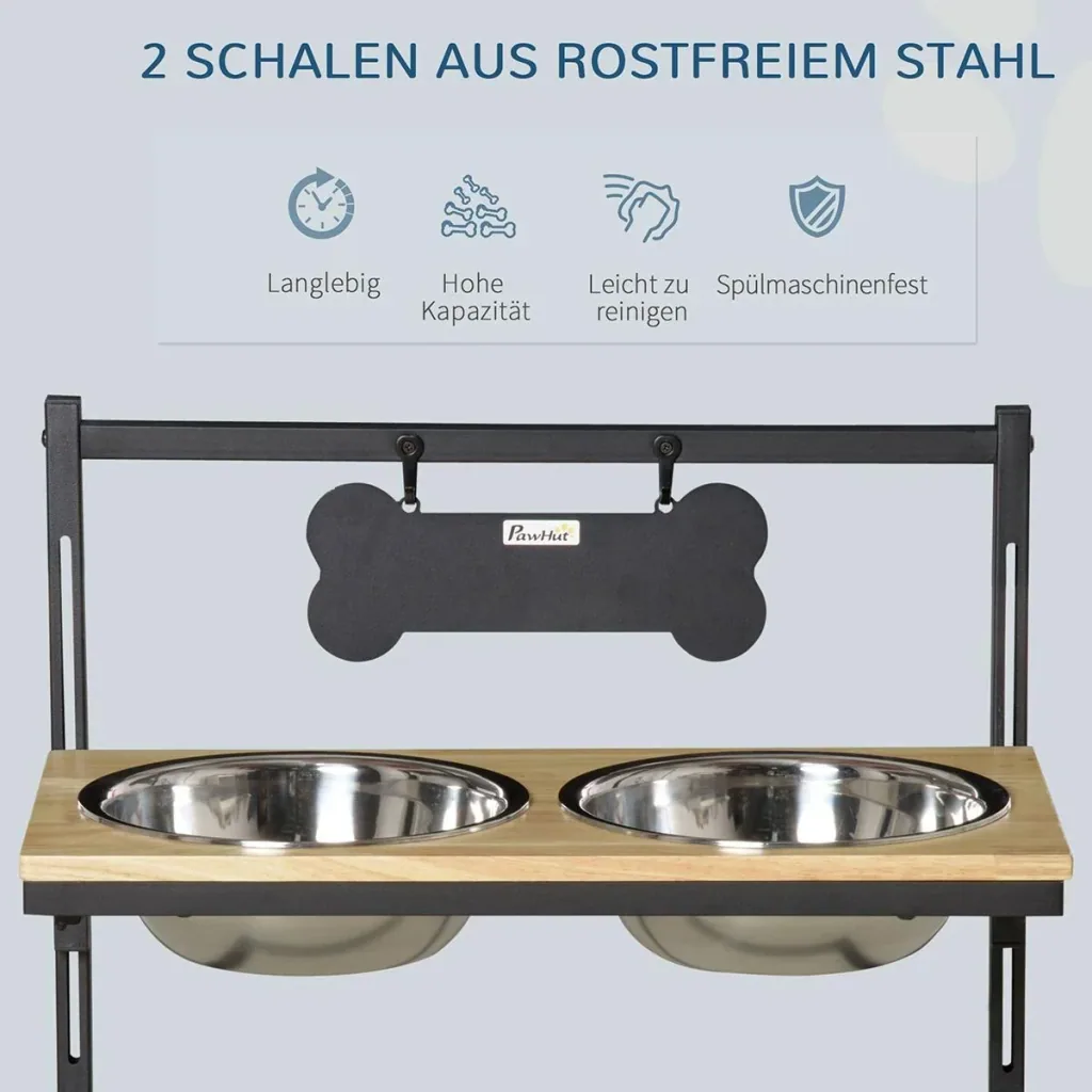 erhöhter Hundenapf höhenverstellba