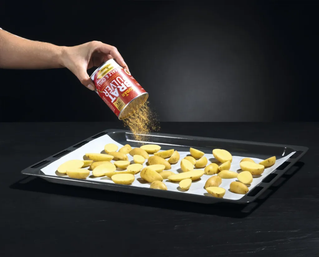 Pflanzliches Bratfett-Pulver, „PAUDAR“, mit Chili und Salz, 175 g