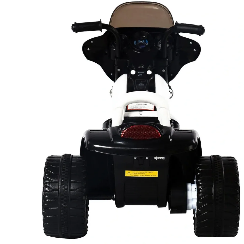 Elektromotorrad Kindermotorrad Schwarz-Weiß