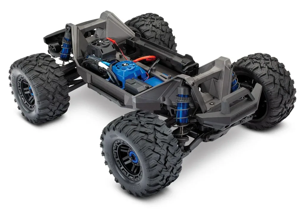 MAXX 1:10 RTR TSM SR VXL-4S Regler ohne Akku/Lader 1/10 Monster-Truck Brushless blau