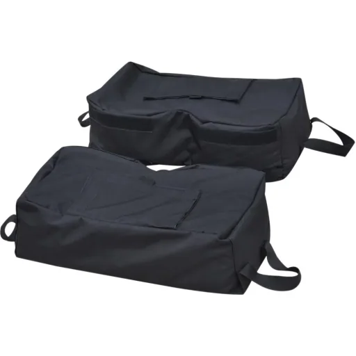 Sonnenschirmständer Schirmständer Sandsack 2 x Beutel befüllbar 100 kg mit 1 Schaufel 50 x 50 x 18 cm