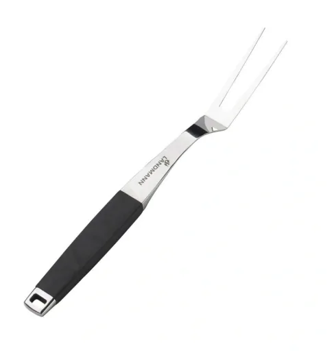 Gabel "Pure", 42 cm, Schwarz/ Silber