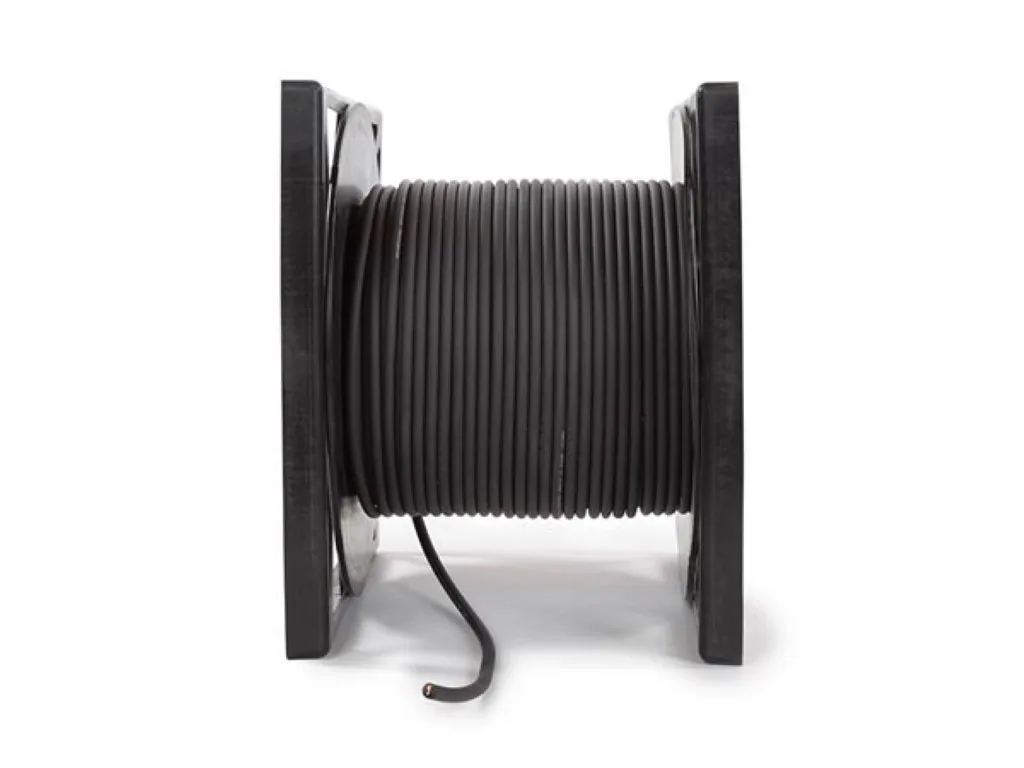 Lautsprecherkabel 2x1.5mm², 100 Meter, schwarz, Spule, OFC-Kupferdraht, Lautsprecheranschluss, Heimkino, Audio-Setup, HiFi-System, Stereo-Verstärker, Lautsprecherinstallation, Rolle, flexibel