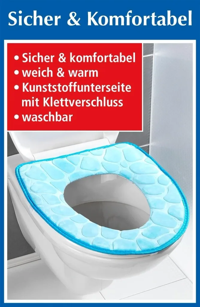 WC-Sitzpolster mit Memory Foam