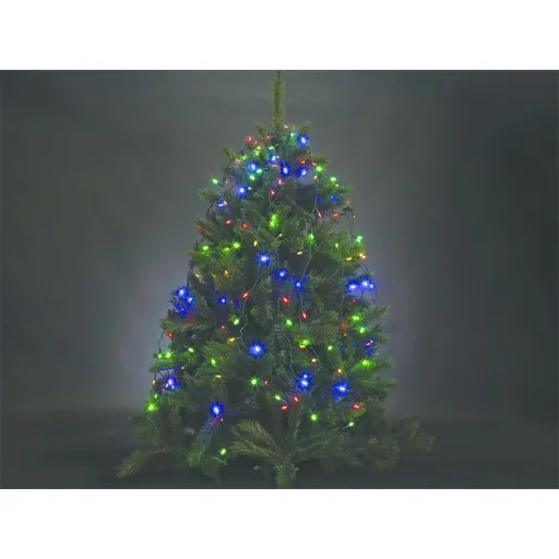 Vellight Weihnachtsbeleuchtung - für Weihnachtsbäume bis zu 180 cm - 220 LEDs - Mehrfarbig - Innen & Außen