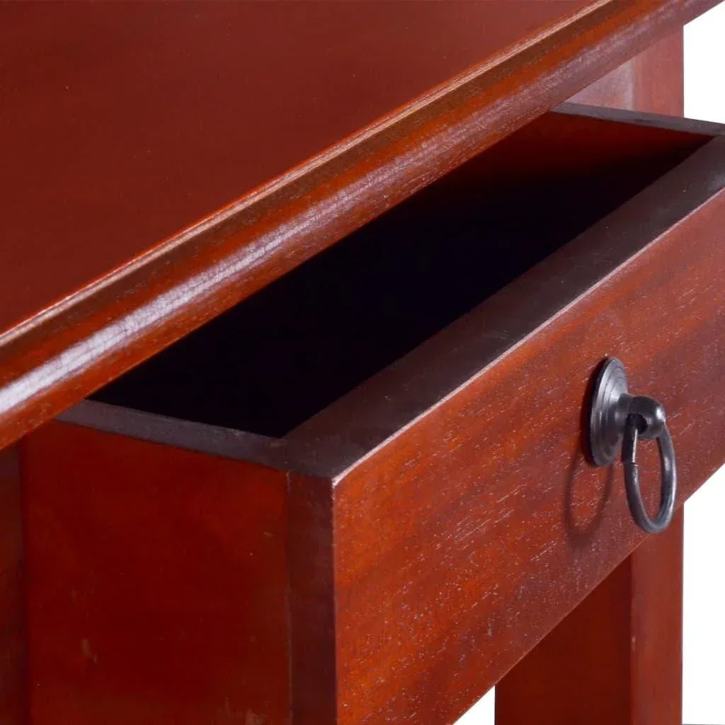 Wandtisch 60x30x75 cm Mahagoni massiv classic braun