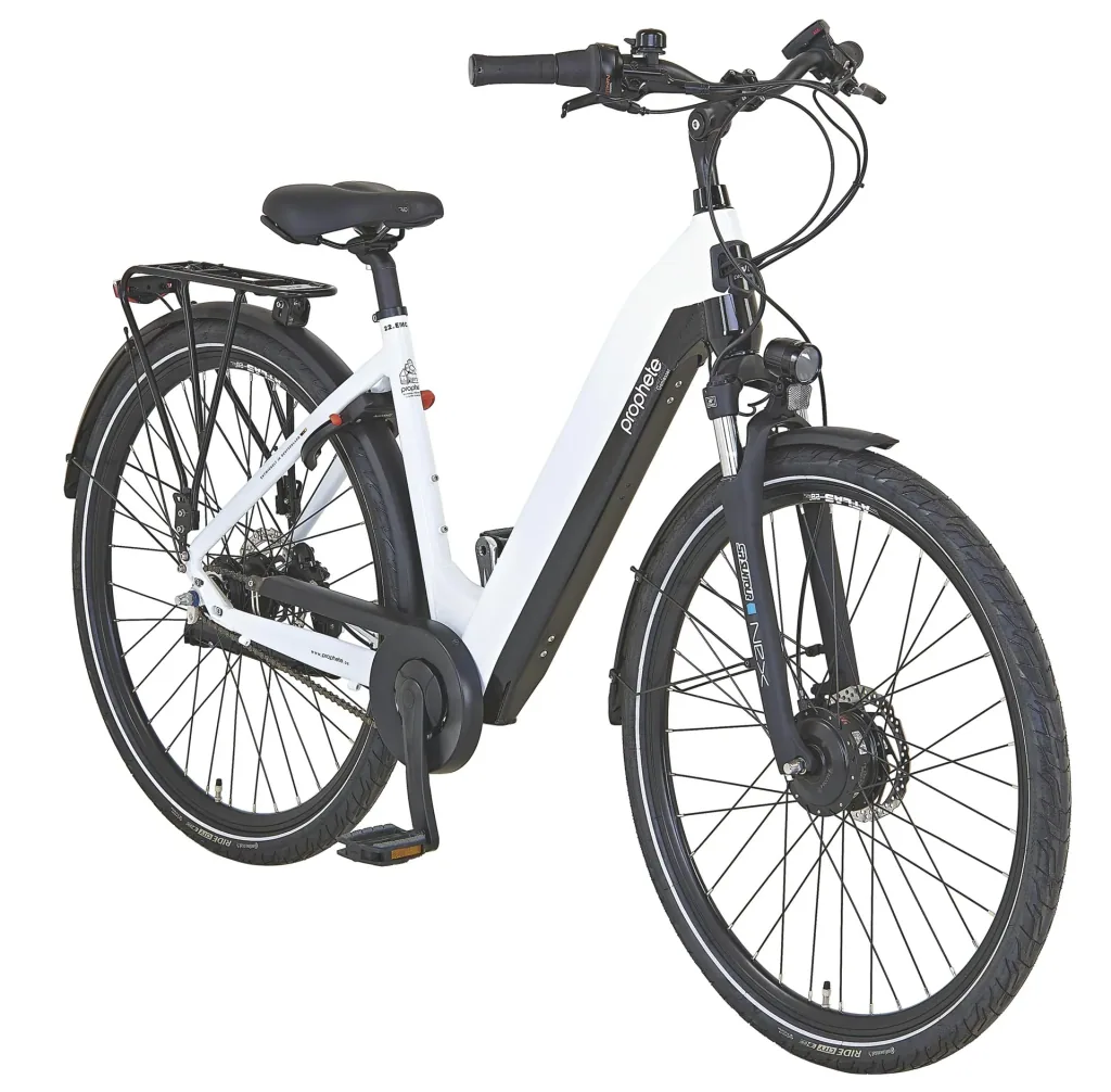 GENIESSER 23.EMC.15 City E-Bike 28" AEG EasyDrive  Damen Wave 28": mit integriertem Akku, Rahmengröße 48 cm
