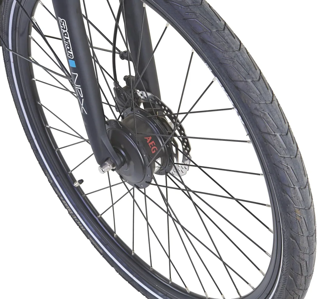 GENIESSER 23.EMC.15 City E-Bike 28" AEG EasyDrive  Damen Wave 28": mit integriertem Akku, Rahmengröße 48 cm