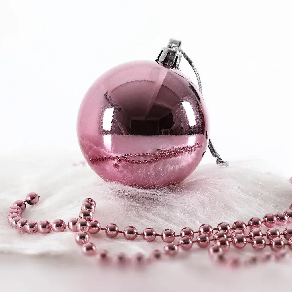 Christbaumschmuck - Christbaumschmuck Rosa 66 Stk.