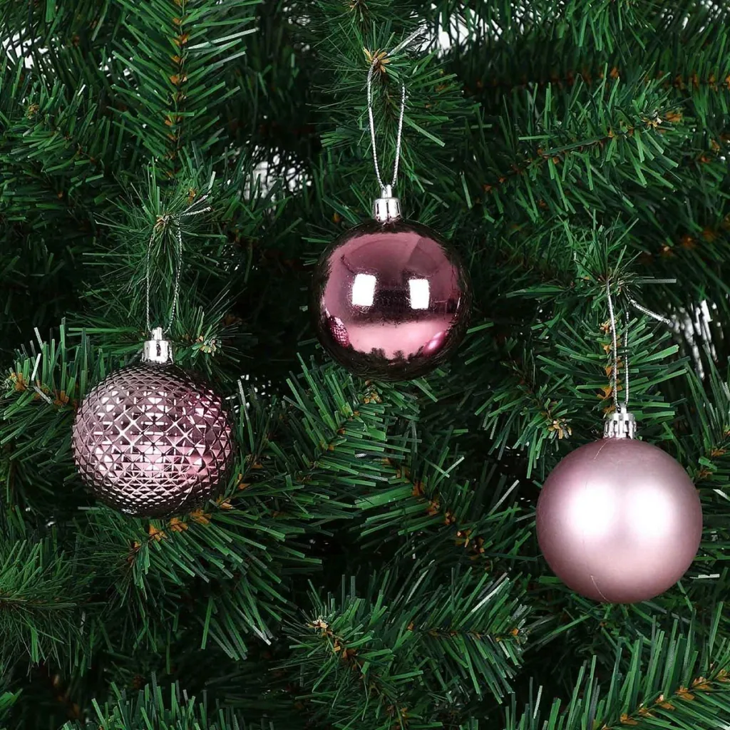 Christbaumschmuck - Christbaumschmuck Rosa 66 Stk.