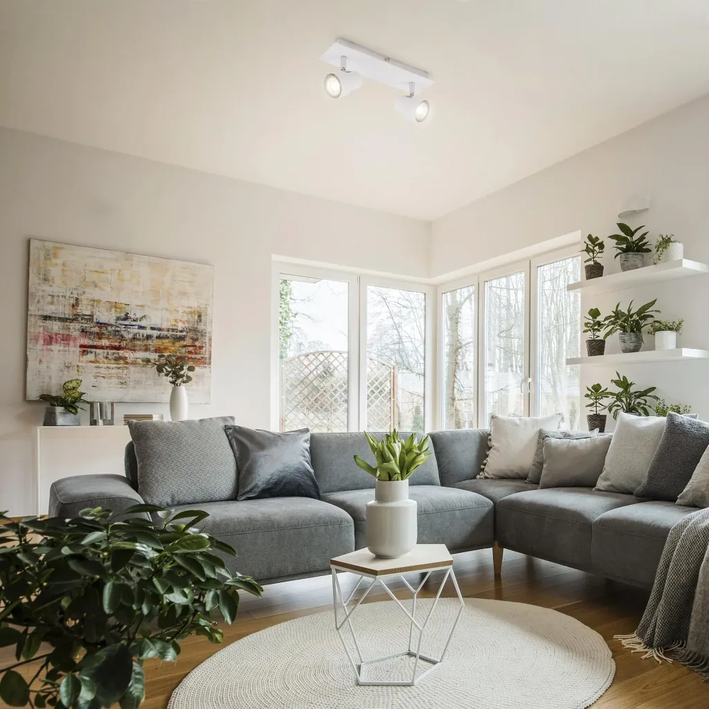 LED Deckenleuchte, 920 Lumen, 10 Watt, GU10, weiß