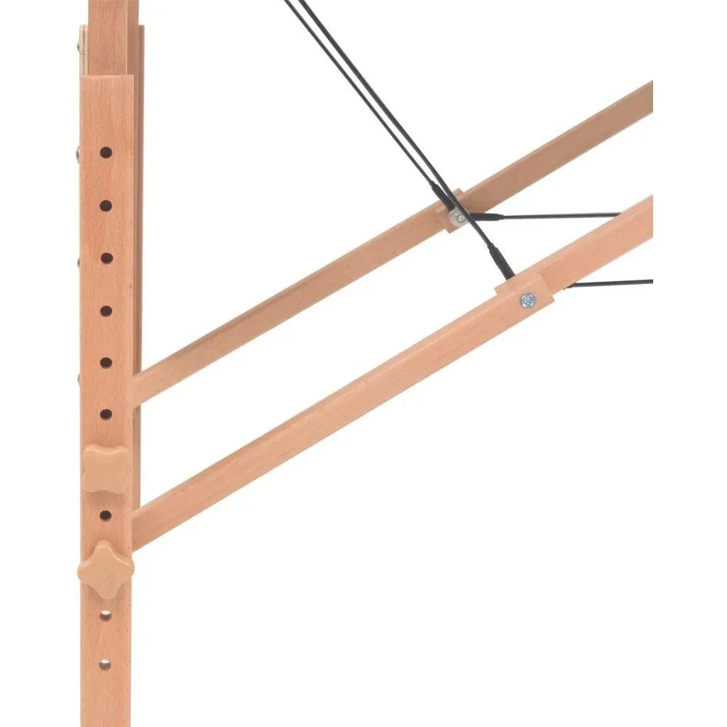 Klappbare Massageliege 2 Zonen 10 cm dick schwarz