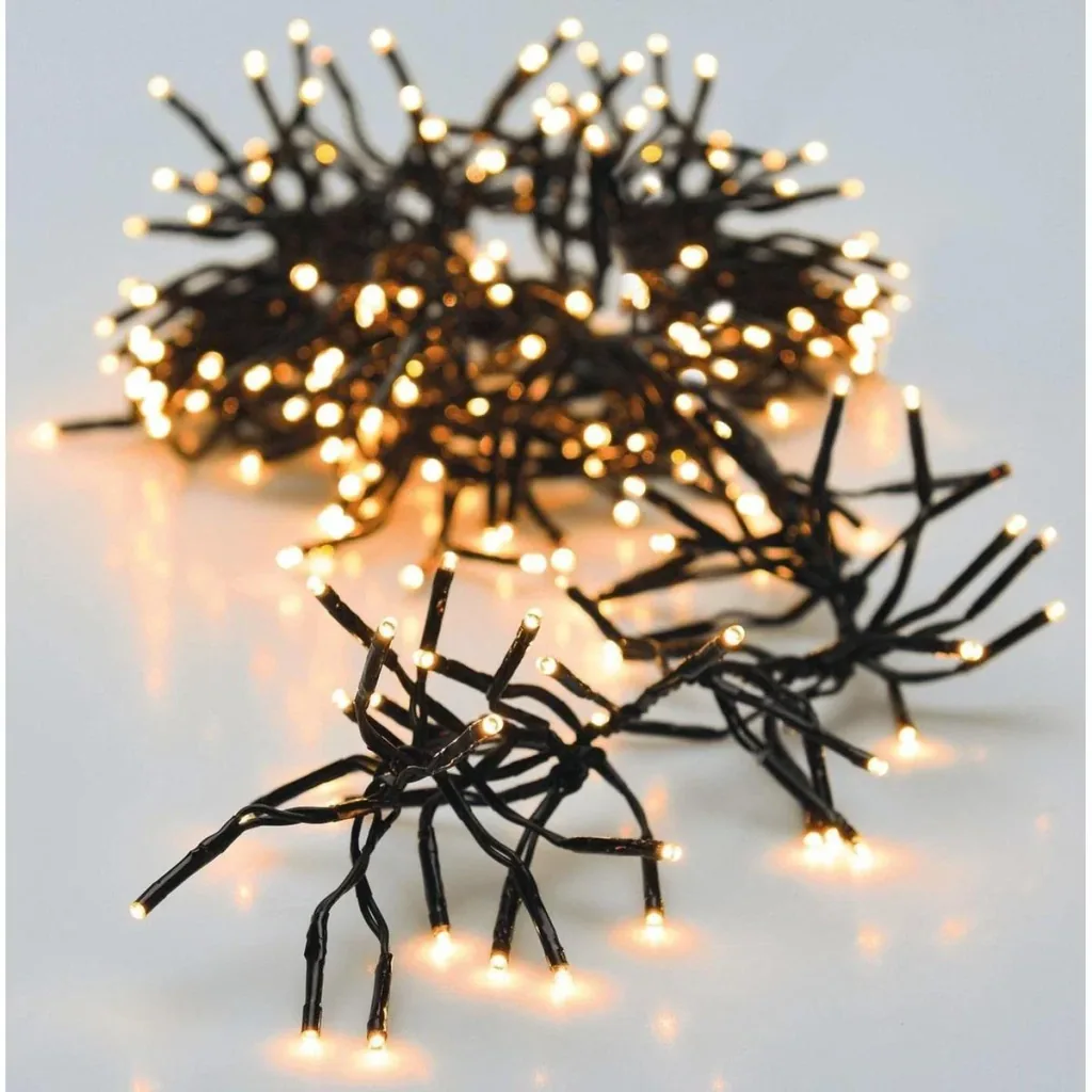 Cluster-Beleuchtung 384LED - Warmweiß - 3m