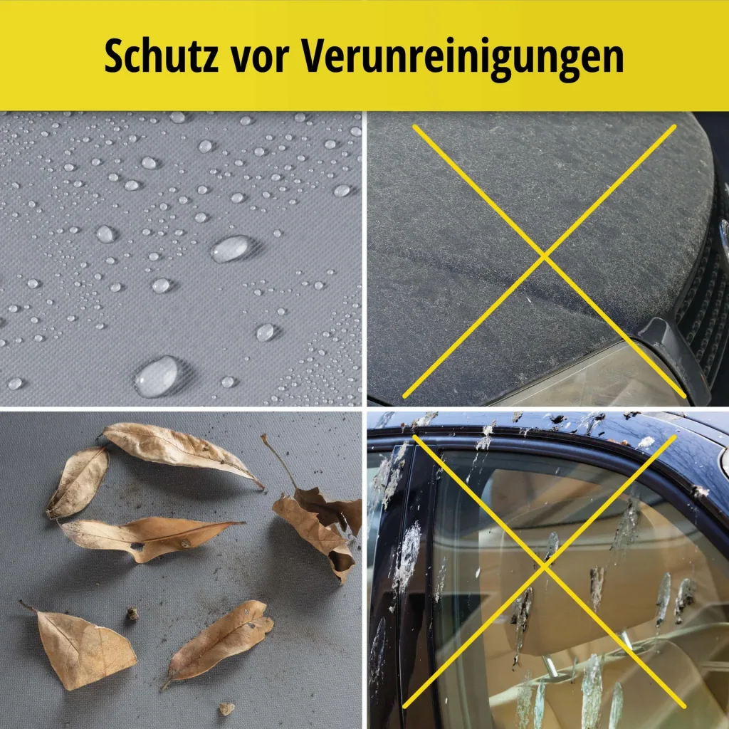 Autoabdeckplane all weather - Größe 6 - 482x180x144cm - PVC beschichtet
