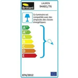 Deckenleuchte Lauren industriell Holzschwarz 40W Ø 25 cm