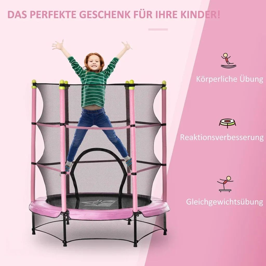 Trampolin für Kinder Ø140 cm Fitne