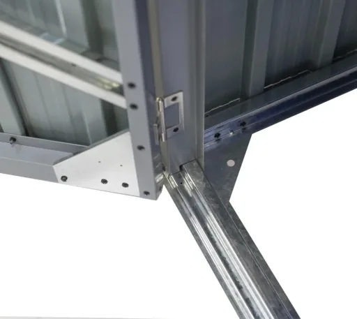 Westmann Metall Mülltonnenbox 2-fach anthrazit/lichtgrau, 101x158x134 cm