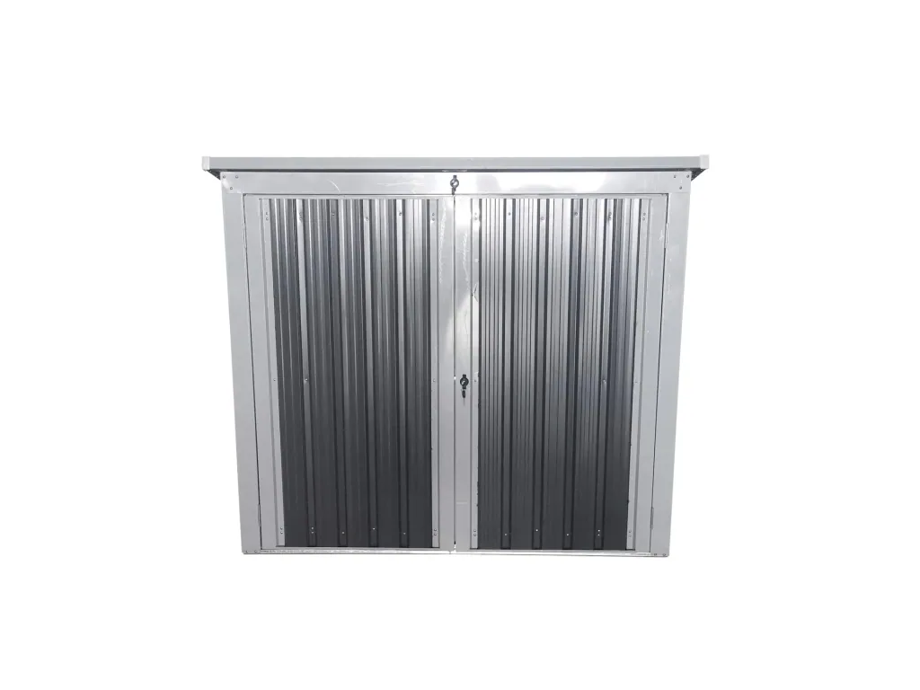 Westmann Metall Mülltonnenbox 2-fach anthrazit/lichtgrau, 101x158x134 cm