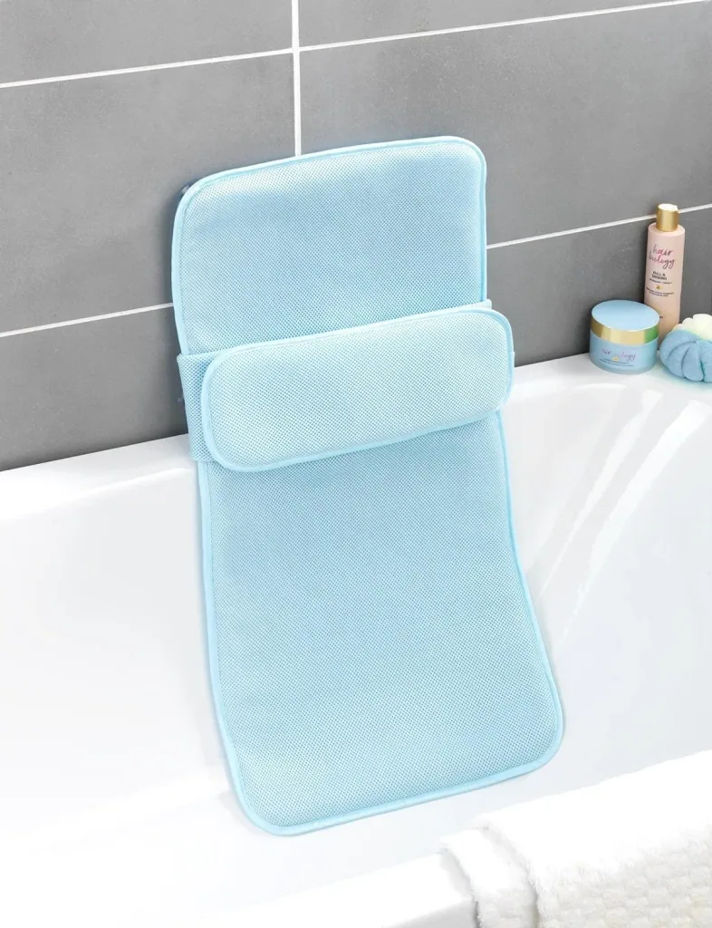 Badewannenmatte mit Kissen