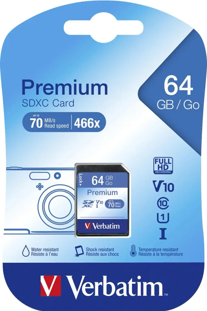 64 GB SDXC Premium Speicherkarte