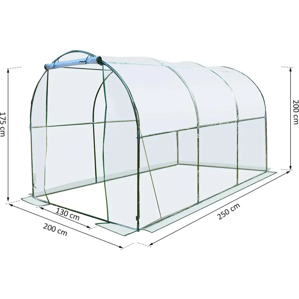 Foliengewächshaus transparent