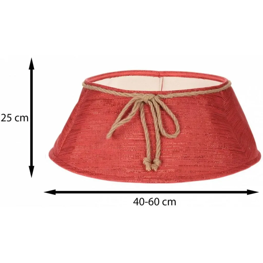 Christbaumschürze - 40 cm - Rot