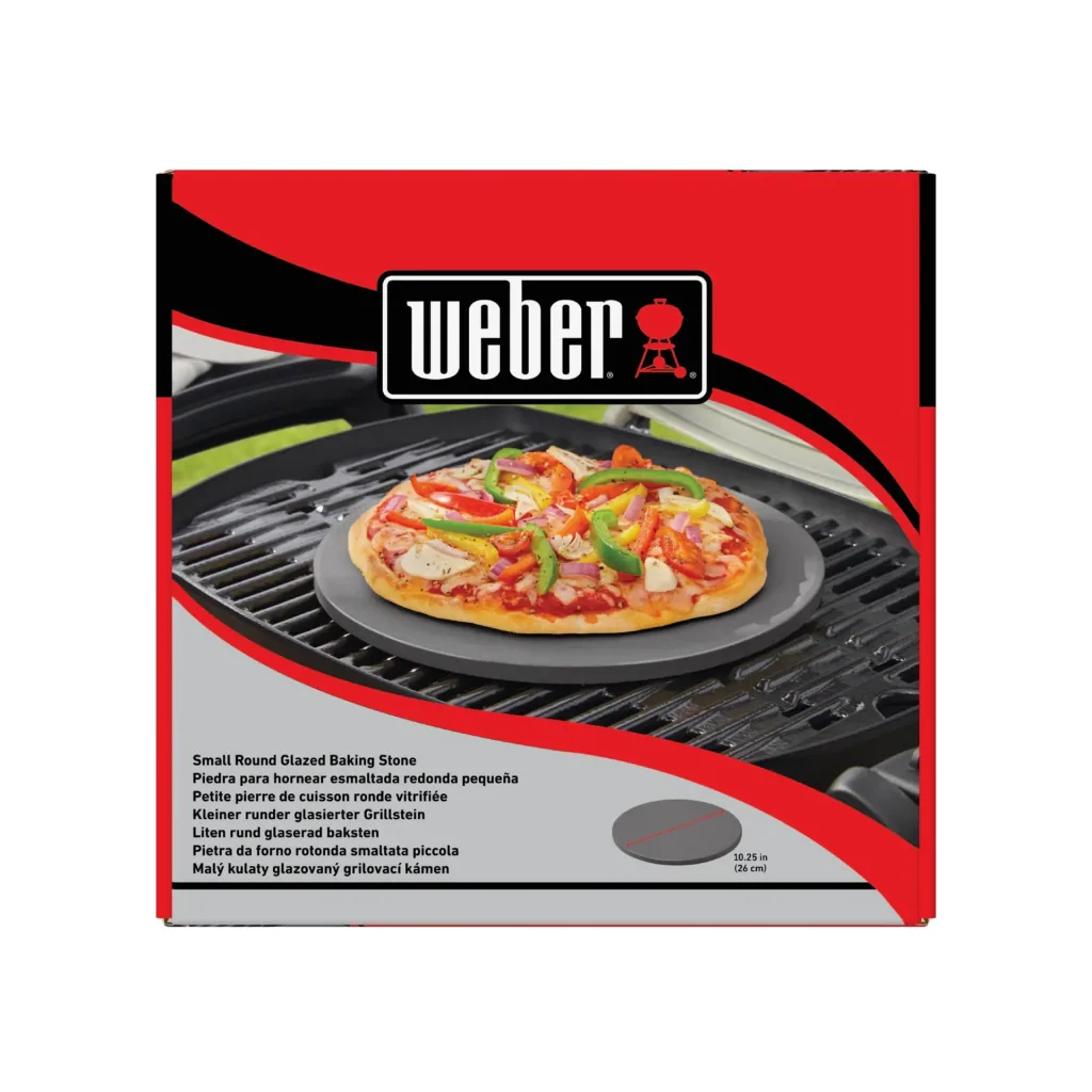 Glasierter Pizzastein klein, rund Ø 26 cm