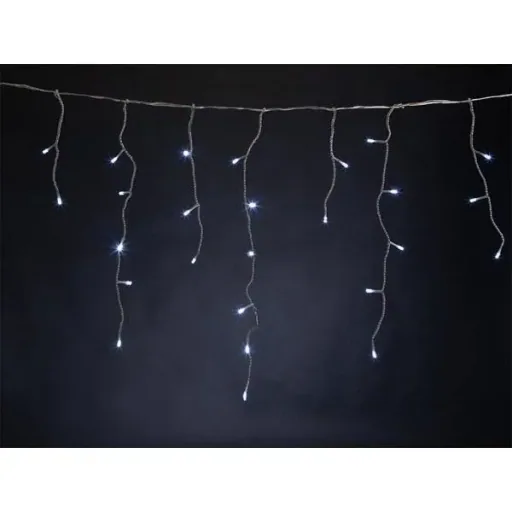 Vellight Weihnachtsbeleuchtung - 2 x 0,6 m - 72 LEDs - Weiß - Innen & Außen