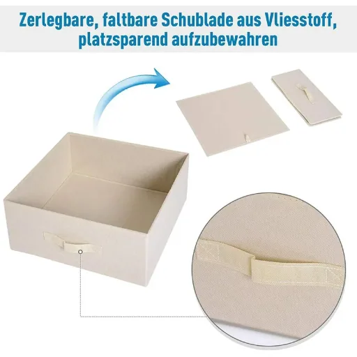 Kleiderständer Rollgarderobe mit Schubladen Hacken aus Metall+Holz weiß L99 x B47 x H185 cm