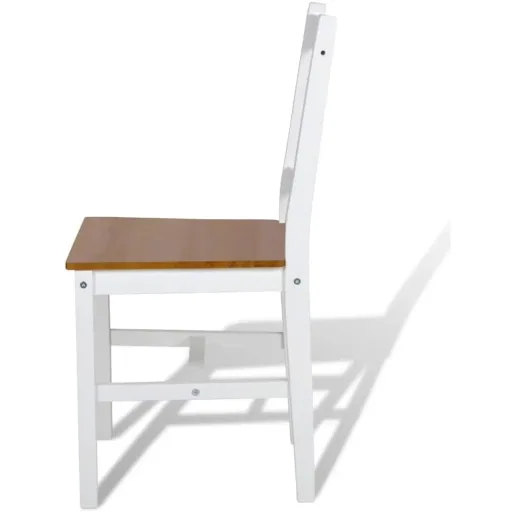 Esstischstühle 2tlg. Kiefer weiß