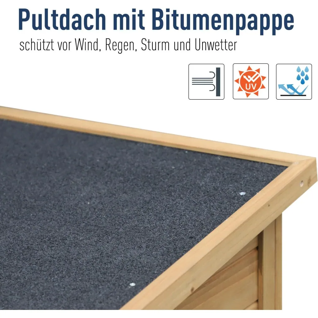 Geräteschrank mit Lamellentüren