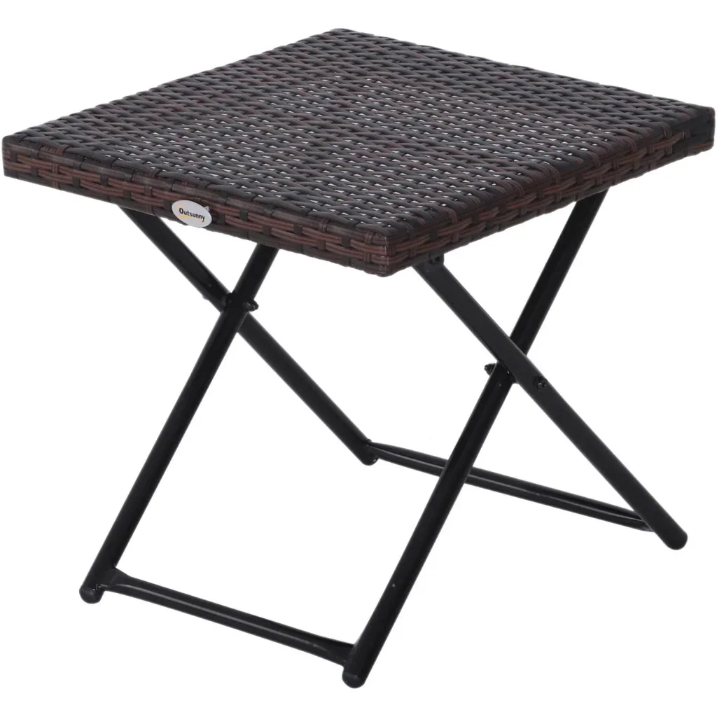 3er-Set Sonnenliege Gartenliege mit Tisch Gartenmöbel Polyrattan klappbar Braun 196 x 61 x 53 cm