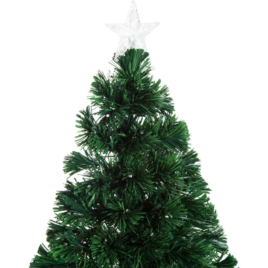 Weihnachtsbaum 150 cm Tannenbaum LED Lichtfaser