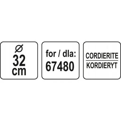 Stein für LUND Pizzaofen - Ø 32 cm