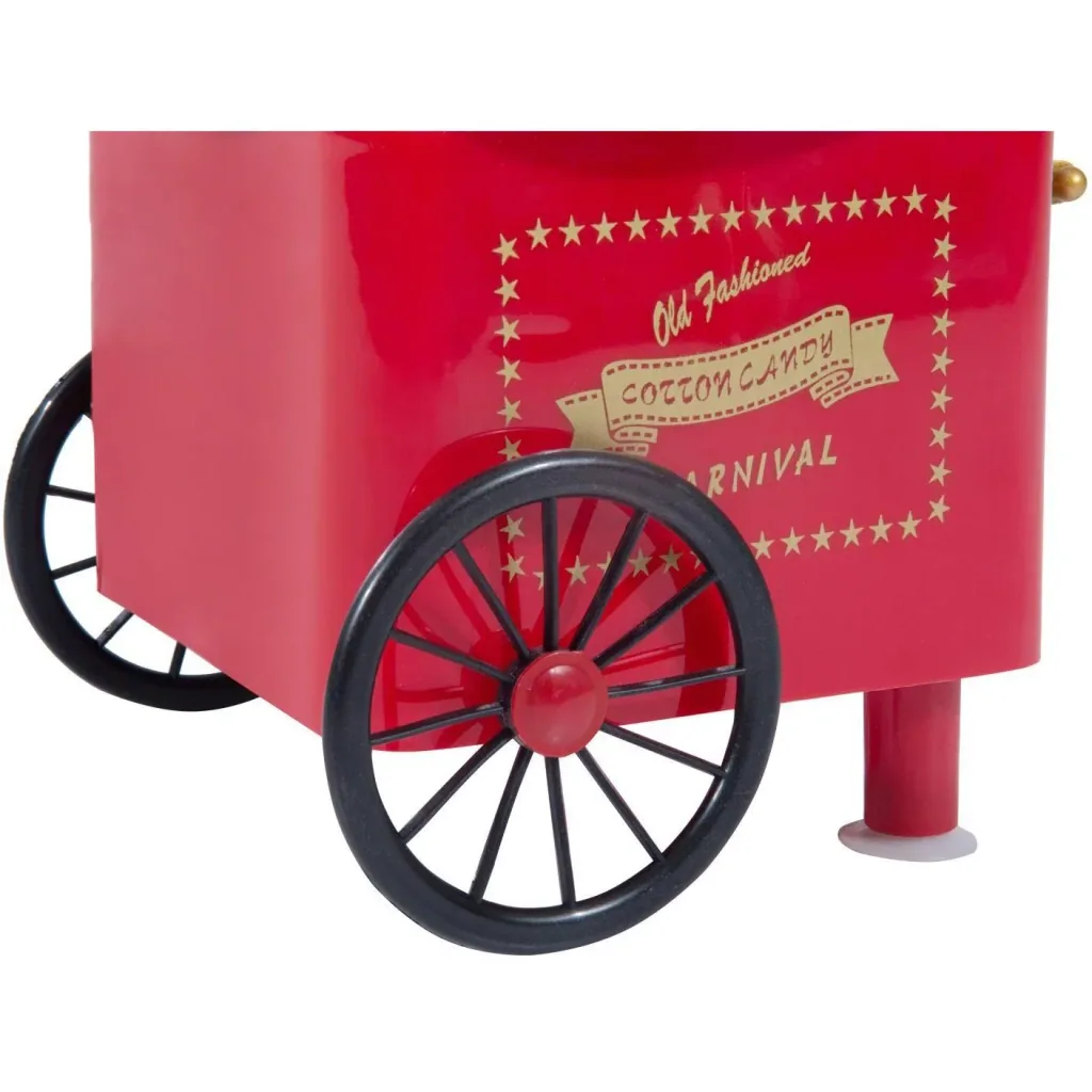 Zuckerwattemaschine Zuckerwattegerät Rot