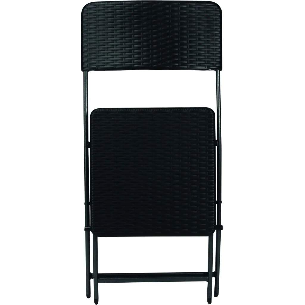 klappstuhl - in rattan-optik