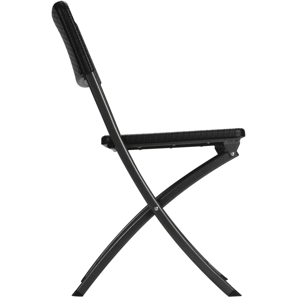 klappstuhl - in rattan-optik