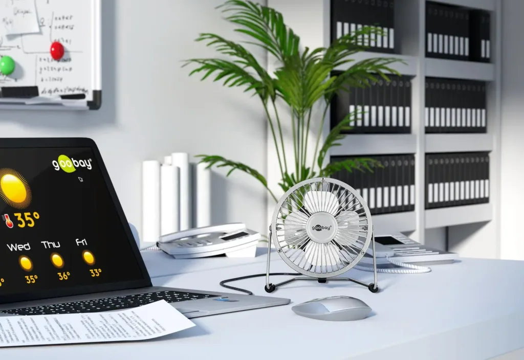 4 Zoll USB Ventilator für den Schreibtisch