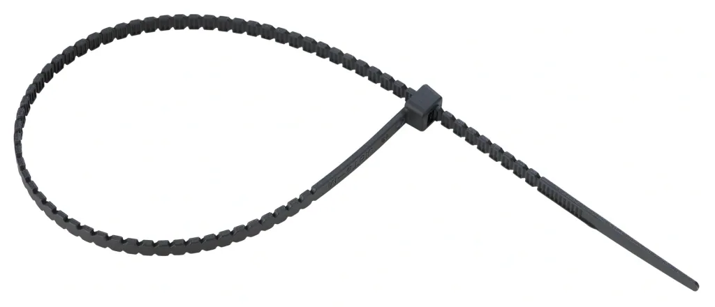 Kabelbinder zum Abdrehen "Twist Cable Ties", Schwarz 200 x 4,6 mm