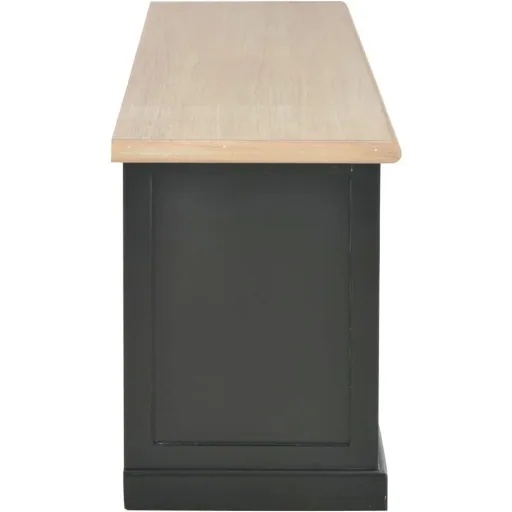 TV-Schrank 120x30x40 cm Holz schwarz