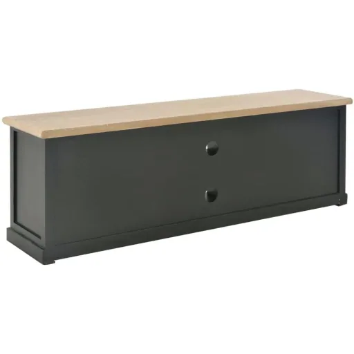 TV-Schrank 120x30x40 cm Holz schwarz