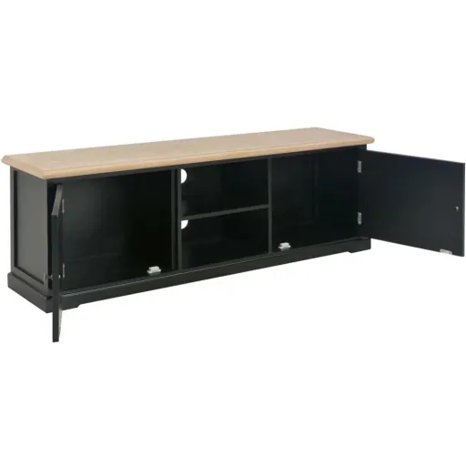 TV-Schrank 120x30x40 cm Holz schwarz