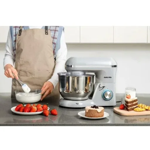 Leistungsstarke Küchenmaschine - 1500W - 6L - Edelstahl