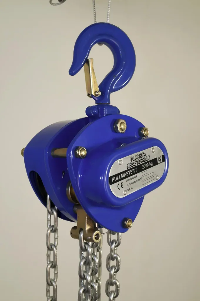 Stirnradflaschenzug Pullmaster-II 1,5, Tragfähigkeit 1.500 kg, 1-strängig, Hub 3,0 m, Bedienlänge 2,5 m
