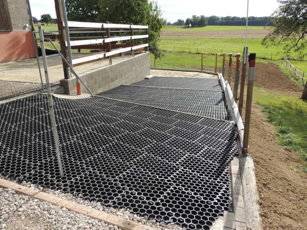 Paddockplatten 50 Stück = 10 m², schwarz