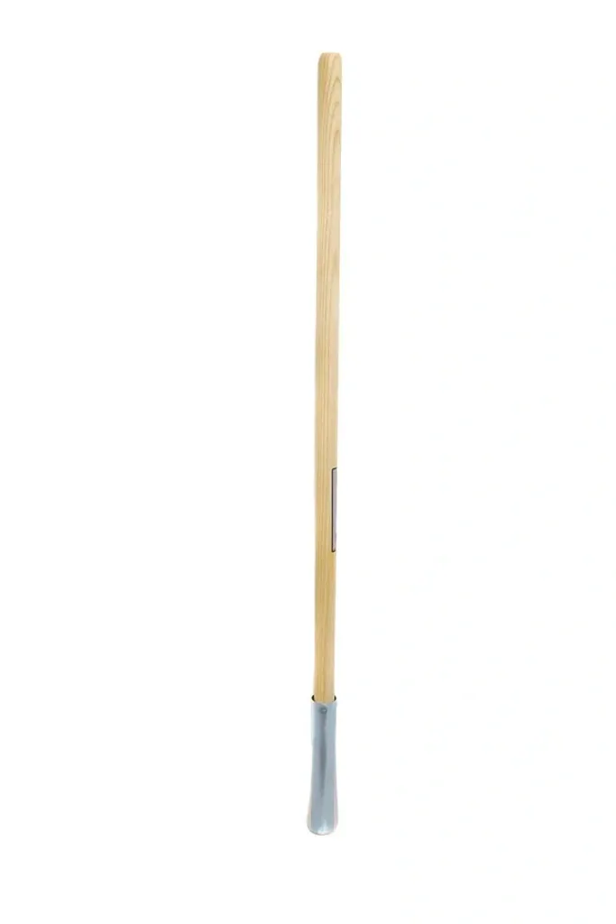 Ersatzstiel, Eschestiel 93 cm, mit Hülse, gerade, geschliffen, gefirnisst, für Kreuzhacken bis 2kg