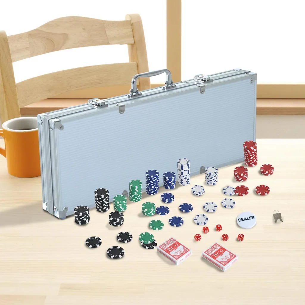 Pokerkoffer alu poker set mit 500 Pokerchips