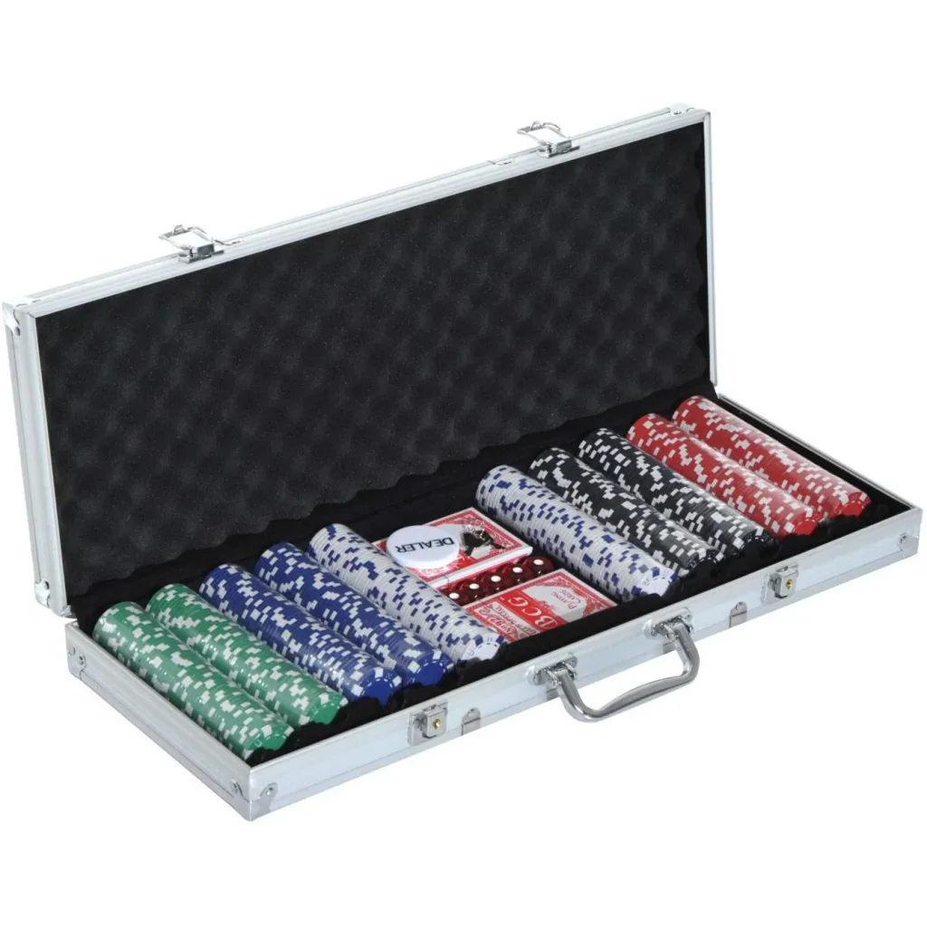 Pokerkoffer alu poker set mit 500 Pokerchips