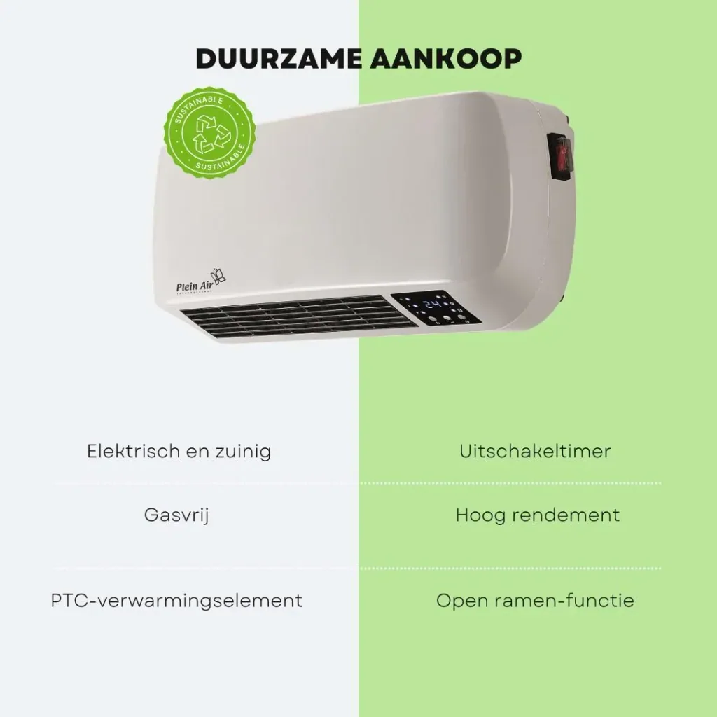 Plein Air elektrischer Wandkonvektor TC-TPD 2000 - MIT Fernbedienung - 2000W - Weiß