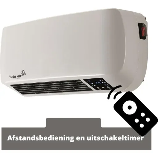 Plein Air elektrischer Wandkonvektor TC-TPD 2000 - MIT Fernbedienung - 2000W - Weiß